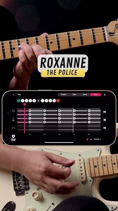 Roxanne The Police Guitar Tutorial Guitar Tab Shorts Youtube