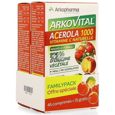 Arko Acerola 1000 60 Comprimés