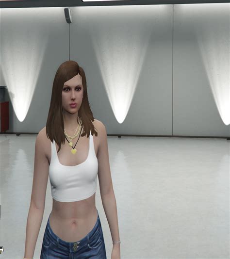 Custom Cropped Tank Top Colours For Mp Female Gta5