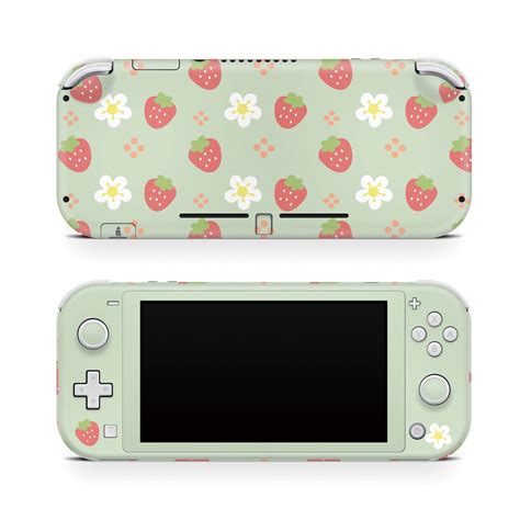 Nintendo Switch Lite Vinyl Skin Strawberryswitch Decal Etsy