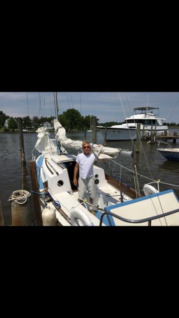 1979 Cape Dory 24 Foot Sail Boat W 35 Mercury Outboard Cape Dory