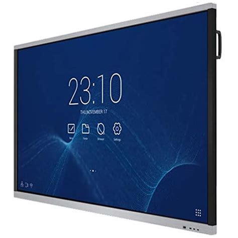 Inch Black Maxhub Interactive Flat Panel Material Pvc At Best