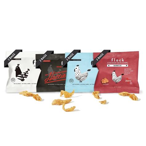 Amazon Flock Keto Chicken Skin Chips 4 Flavors Variety Pack