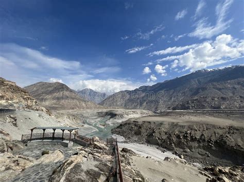 The Junction Of The Three Mightiest Mountain Ranges Stock Image Image