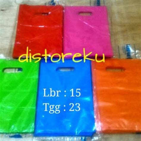 Jual Soft Handle Ovale Kantong Plastik Hd Polos Pond Oval Shoping Bag