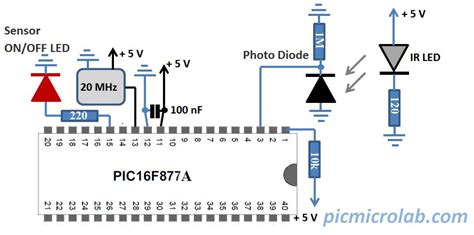 Simple IR Proximity Sensor – Microcontroller Based Projects