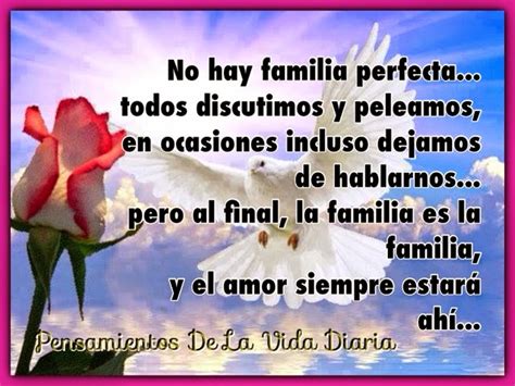 Pensamientos De La Vida Diaria No Hay Familia Perfecta