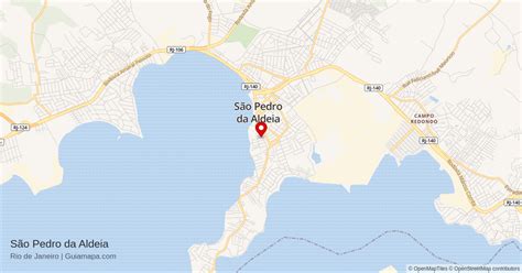 Mapa de São Pedro da Aldeia Rio de Janeiro Guiamapa