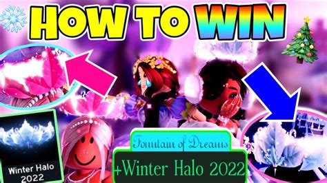 How To WIN Winter HALO 2022 DOUBLE Halo INTERVIEW Royale High YouTube