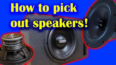 Speaker Specs Explained YouTube