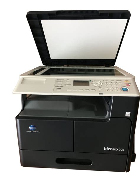 Black White Konica Minolta Bizhub 206 Multifunction Printer 20ppm At