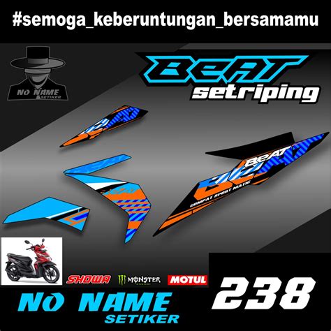 Striping Sticker Stickers Beat Esp Motorcycle Stickers