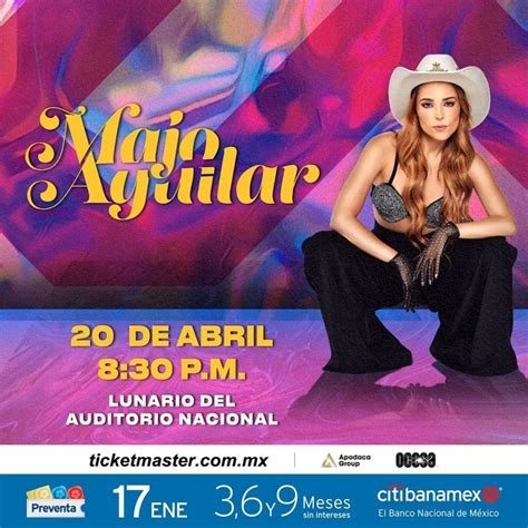 Majo Aguilar En El Lunario Del Auditorio Nacional