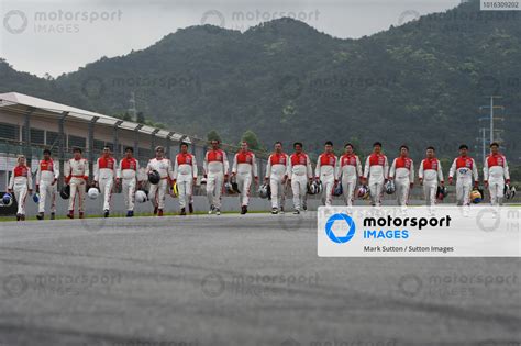 Drivers Group Shot At Audi R Lms Cup Zhuhai China March