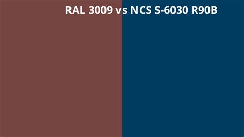 Ral 3009 Vs Ncs S 6030 R90b Ral Colour Chart Uk