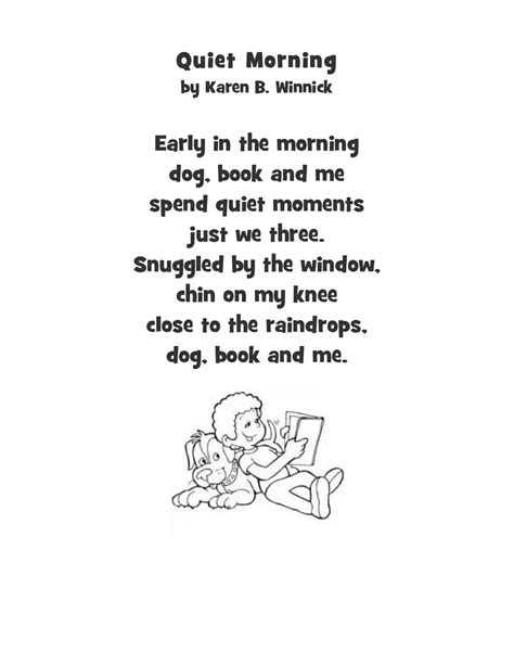 Rainy Day Poems For Kids