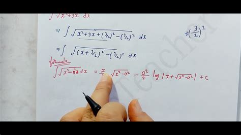 Class 12 Maths Exercise 7 7 Q6 To Q11 Integrals Of Some Particular