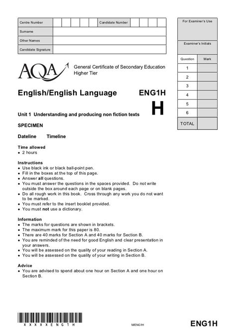 Aqa Paper 1 Question 5 Past Papers / Maths Past Exam Paper AQA | Teaching Resources - lurvinyou ...