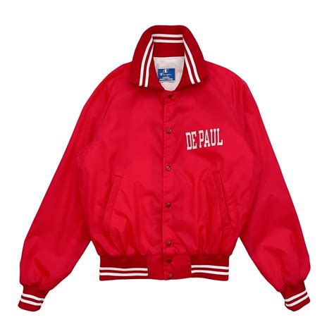 Vintage DePaul University Champion Windbreaker Jacket… - Gem