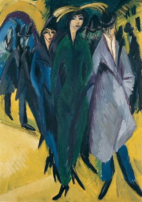 Kirchner Ernst Ludwig Frauen Auf Der Strasse G D Ae