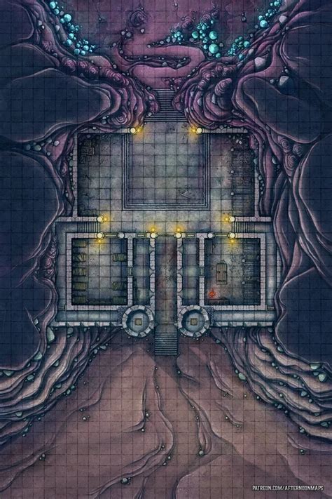 Enter The Underdark Battle Map 30x45 Battlemaps Fantasy Town