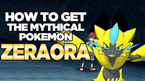 How To Get Mythical Pokemon Zeraora For Pokemon Ultra Sun And Moon