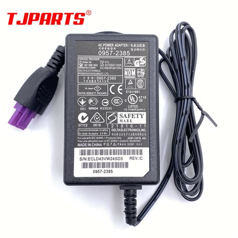 Ac Dc Adapter For Hp Photosmart C4272 C4280 C4385 0957 2231 Aio Printer Power Color Black Input