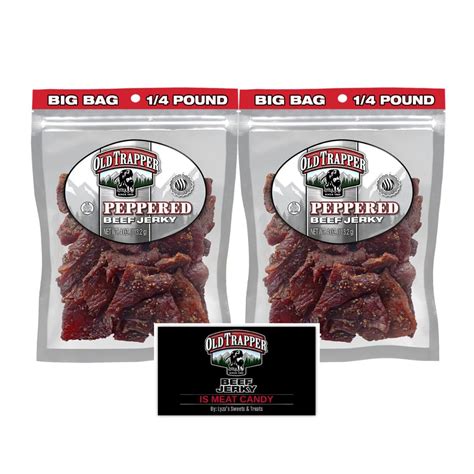 Amazon Old Trapper Peppered Beef Jerky Traditional Style Real