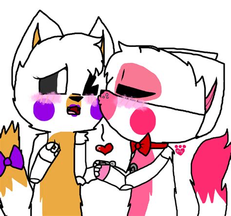 Funtime Foxy X Lolbit [remake] By Girly The Cat On Deviantart