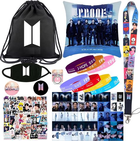 Gunbak Bts Fan Item Bts Merch Gifts Set Includes Backpack Pillow Case