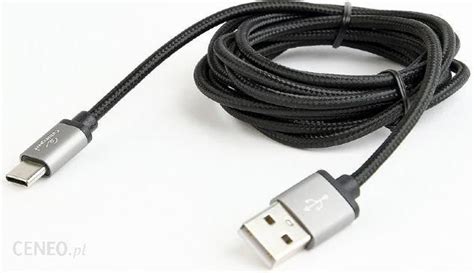 Gembird kabel USB 2 0 AM USB C M oplot wtyki w osłonie metalowej 1 8m