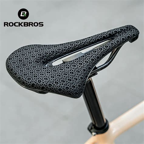 ROCKBROS Sela De Bicicleta Ultraleve Impress O 3D Integrado Zonal Absor