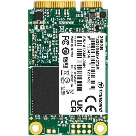 Transcend Msa M Gb Ssd Msata Sata Mlc Nand Pccomponentes