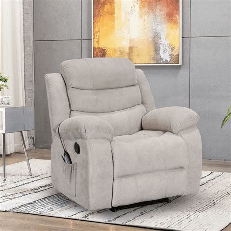 Large Recliner Chair ,Massage Chair Recliner with Massage and Heating ...