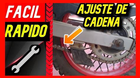 COMO TENSAR Cadena De Una MOTO DM 150 Ajustar Cadena De Moto Dm