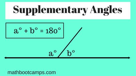 Supplementary angles and examples - MathBootCamps