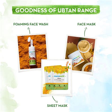 Mamaearth Ubtan Oil Free Face Moisturizer With Turmeric Saffron For