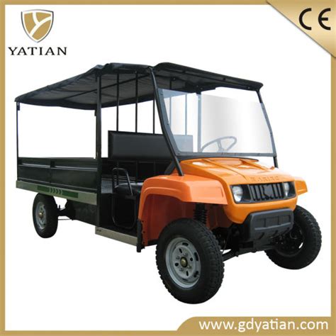 China Logistic Durable 2 Seater Utility Electric Flatbed Truck China