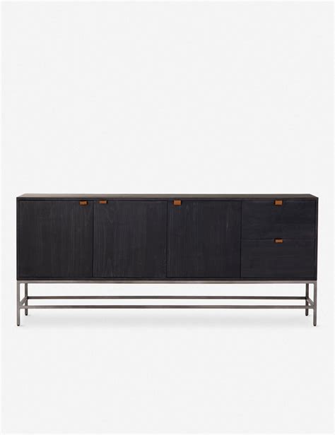 Rosamonde Sideboard Black Sideboard Leather Sideboard Sideboard