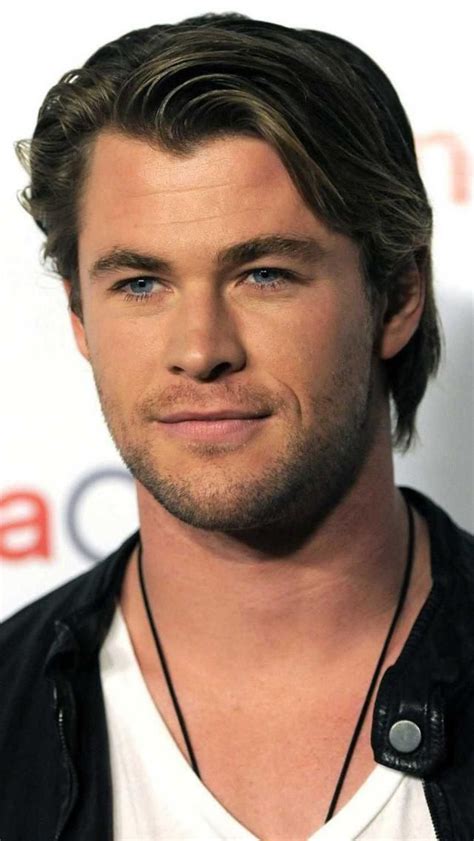 Chris Hemsworth Australian Actor Handsome Men Black Jacket Good