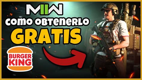 COMO OBTENER GRATIS EL OPERADOR DE BURGER KING DE MODERN WARFARE 2