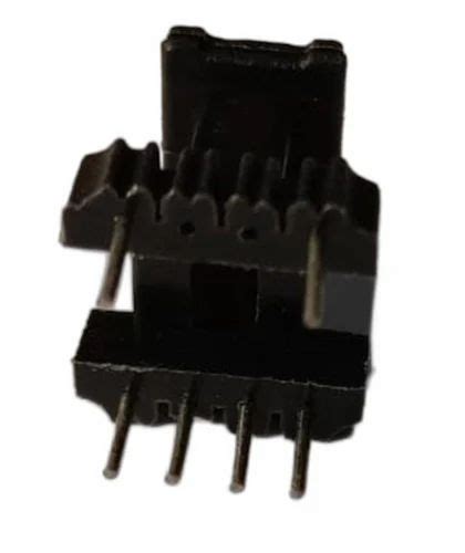 Plastic Single Phase Black Ee Transformer Bobbin Pin For