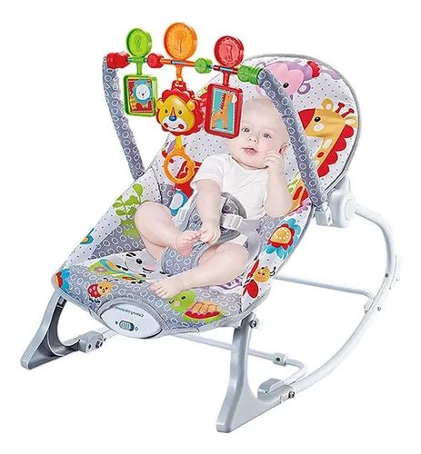 Cadeira Com Brinquedo Para Bebe - Cadeira De Balanço Bebê Vibratória C/ Brinquedo Musical Bebê | Frete grátis