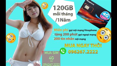 SIM VINA PHONE GÓI VD149 120GB MỖI THÁNG CỰC KHỦNG YouTube