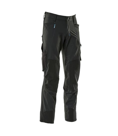 Pantalon avec poches genouillères ULTIMATE STRETCH Noir Mascot