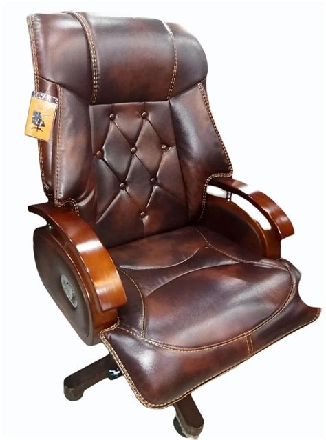 High Back Office Revolving Chairs Brown At Rs In Hyderabad Id