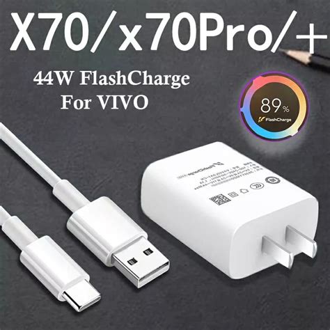 Original Vivo W Charger Adapter Support Flash Charge With Type C