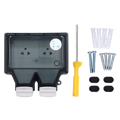 outdoor outlet wifi ip waterproof socket  timer  patio garden