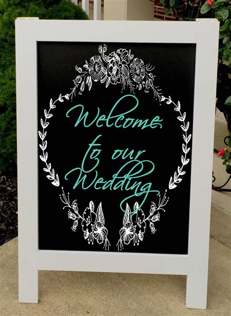 Wedding Welcome Sign Wedding Sign Wedding Chalkboard Etsy Wedding