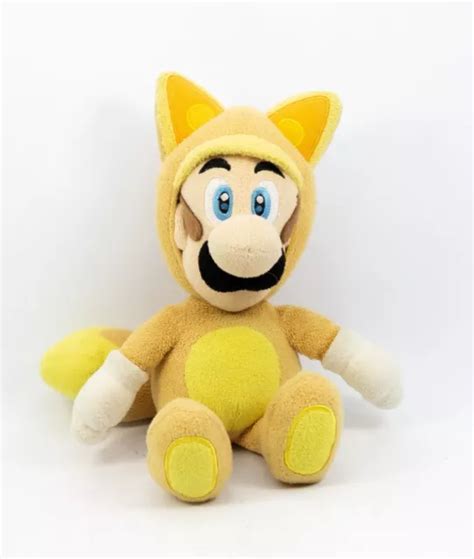 Super Mario D Land Kitsune Tanooki Fox Luigi Cm Plush Toy Official